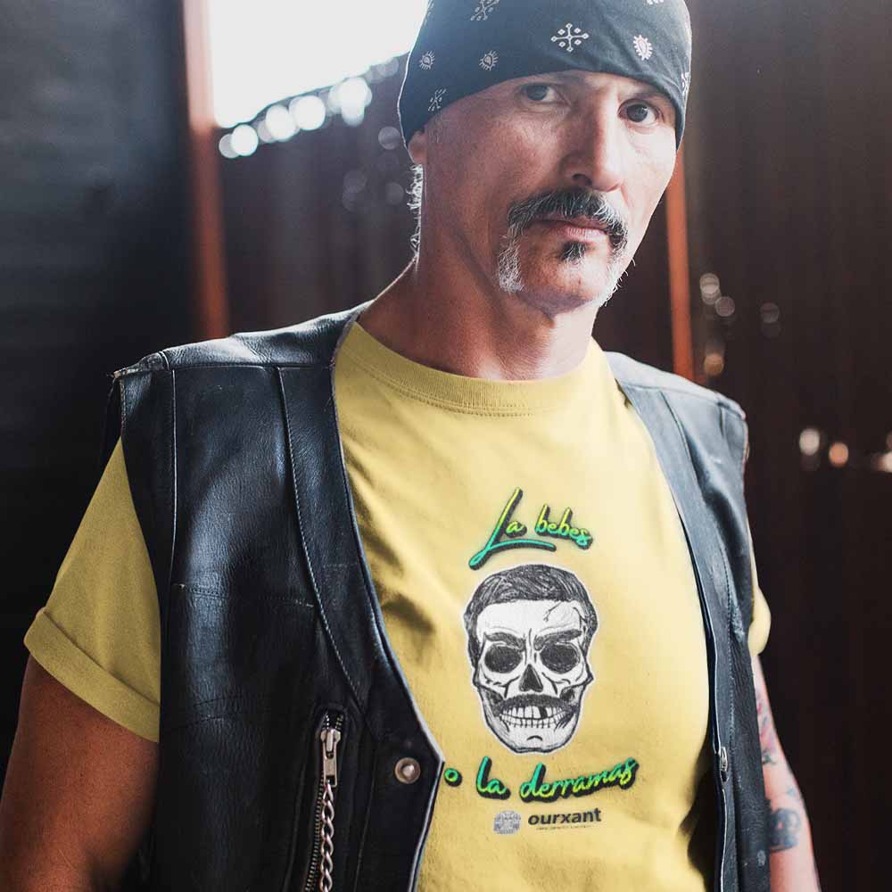 Warning Man T-Shirt | Latino Streetwear | Ourxant Latinx T-Shirt | Latinx Streetwear | Latino Streetwear Style | Latino T-Shirt | Mexican Streetwear Owned Brand | Funny Latino T-Shirt | Mexican Skull T-Shirt | El Ferras