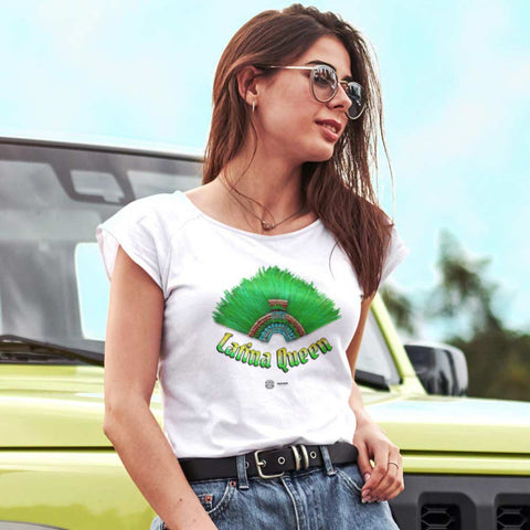 Latina Queen T-shirt | Ourxant Latinx T-Shirt | Latinx Streetwear | Latina Streetwear Style | Latina T-Shirt | Mexican Streetwear Owned Brand | Funny Latina T-Shirt