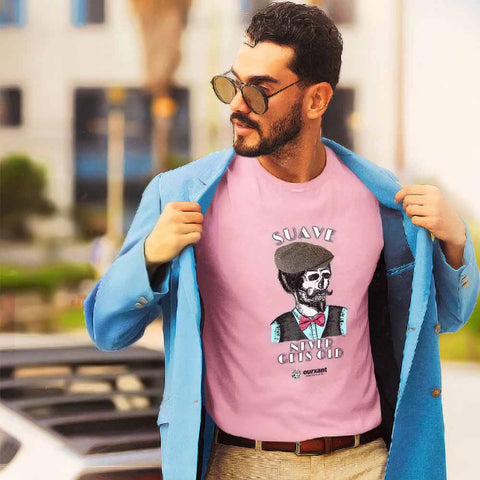 Suave Baby Man T-Shirt | Latino Streetwear | Ourxant Latinx T-Shirt | Latinx Streetwear | Latino Streetwear Style | Latino T-Shirt | Mexican Streetwear Owned Brand | Funny Latino T-Shirt | Mexican Skull T-Shirt, hipster skull, suave, suave person,