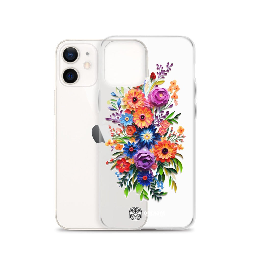 Oil Painted Flowers | Clear Case for iPhone®