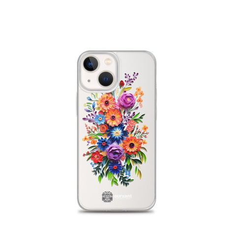 iPhone case, Phone protection, Sleek design, Mexican floral art, Oil-painted flowers, Scratch-resistant, Dustproof, Oil-resistant, Dirt-resistant, Solid back, Flexible sides, Precise alignment, Port openings, Fashionable, Elegance, Sophistication, Natural beauty, High-quality, Attention to detail, Apple accessory, Latinx accessory, Latina accessory, Mexican accessory, iPhone X Case, iPhone 11 Case, iPhone 12 Case,, iPhone 13 Case, iPhone 14 Case,