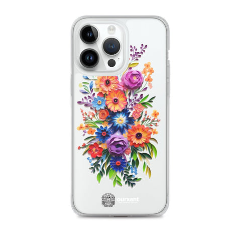 iPhone case, Phone protection, Sleek design, Mexican floral art, Oil-painted flowers, Scratch-resistant, Dustproof, Oil-resistant, Dirt-resistant, Solid back, Flexible sides, Precise alignment, Port openings, Fashionable, Elegance, Sophistication, Natural beauty, High-quality, Attention to detail, Apple accessory, Latinx accessory, Latina accessory, Mexican accessory, iPhone X Case, iPhone 11 Case, iPhone 12 Case,, iPhone 13 Case, iPhone 14 Case,