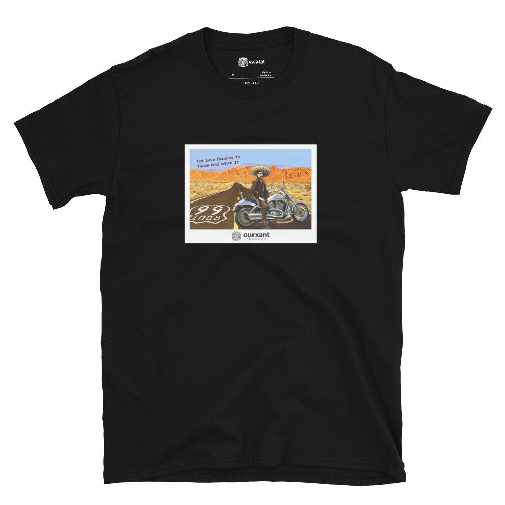 Ourxant: Emiliano Zapata Latino T-Shirt | Emiliano Zapata Biker | Zapata Streetwear Latino | Zapata Route 66