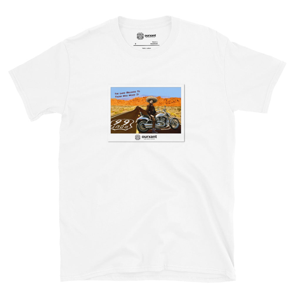 Ourxant: Emiliano Zapata Latino T-Shirt | Emiliano Zapata Biker | Zapata Streetwear Latino | Zapata Route 66