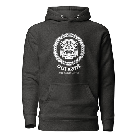 Classic Round Unisex Hoodie / Ourxant Classic Unisex Hoodie | Latino Hoodie | Ourxant Latinx Sweatshirt | Latinx Streetwear | Latino Streetwear Style | Latino T-Shirt | Mexican Streetwear Owned Brand | Latina Hoodie