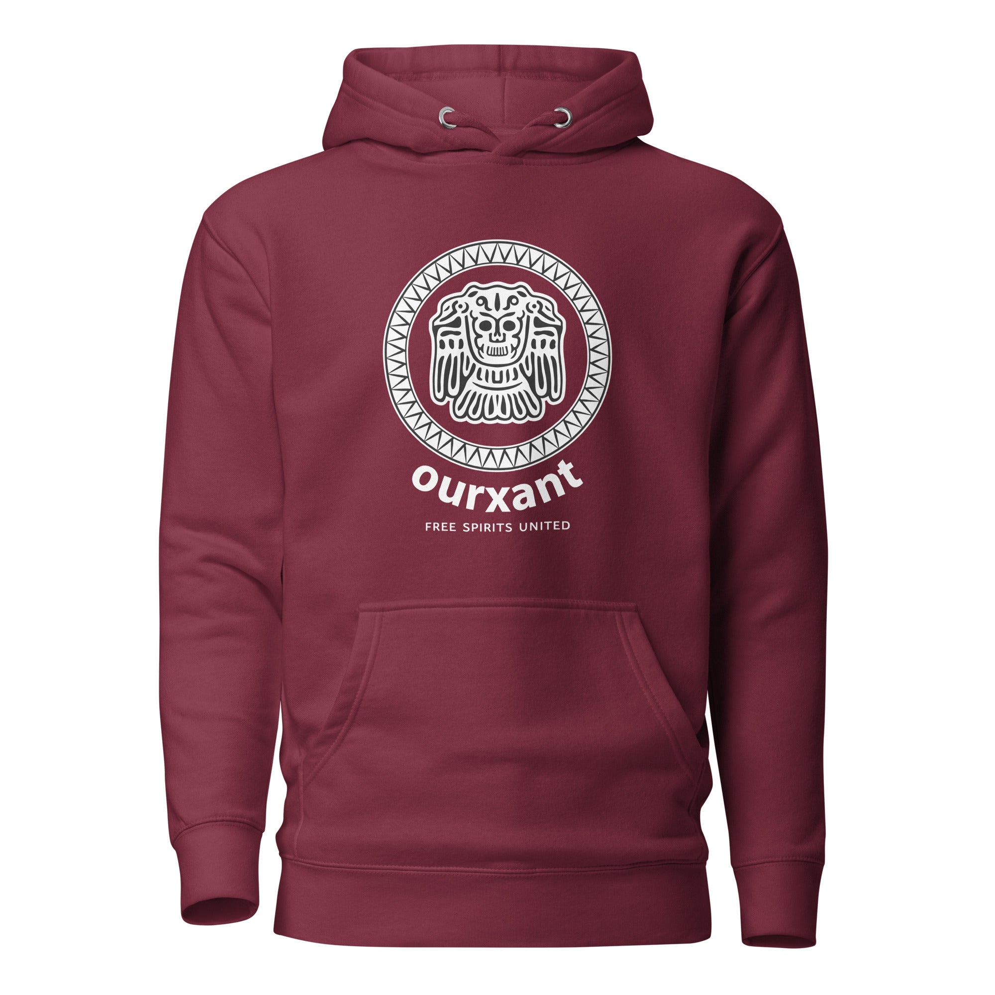 Classic Round Unisex Hoodie / Ourxant Classic Unisex Hoodie | Latino Hoodie | Ourxant Latinx Sweatshirt | Latinx Streetwear | Latino Streetwear Style | Latino T-Shirt | Mexican Streetwear Owned Brand | Latina Hoodie