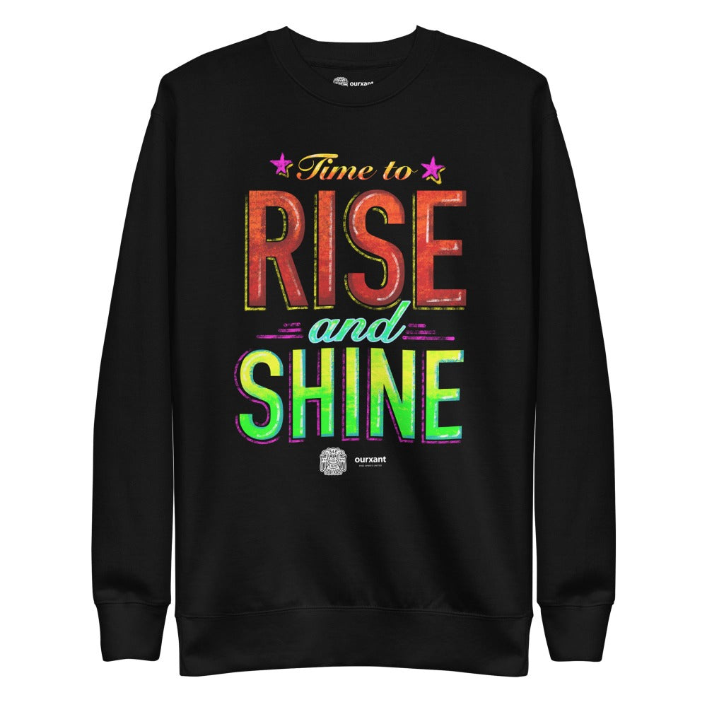 Rise & Shine Man Pullover - Ourxant | Latino Sweatshirt | Ourxant Latinx Sweatshirt | Latinx Streetwear | Latino Streetwear Style | Latino T-Shirt | Mexican Streetwear Owned Brand