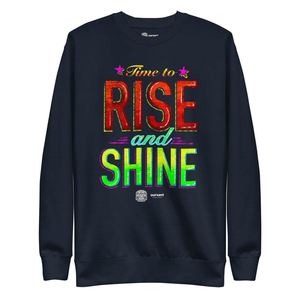 Rise & Shine Man Pullover - Ourxant | Latino Sweatshirt | Ourxant Latinx Sweatshirt | Latinx Streetwear | Latino Streetwear Style | Latino T-Shirt | Mexican Streetwear Owned Brand