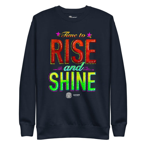 Rise & Shine Man Pullover - Ourxant | Latino Sweatshirt | Ourxant Latinx Sweatshirt | Latinx Streetwear | Latino Streetwear Style | Latino T-Shirt | Mexican Streetwear Owned Brand