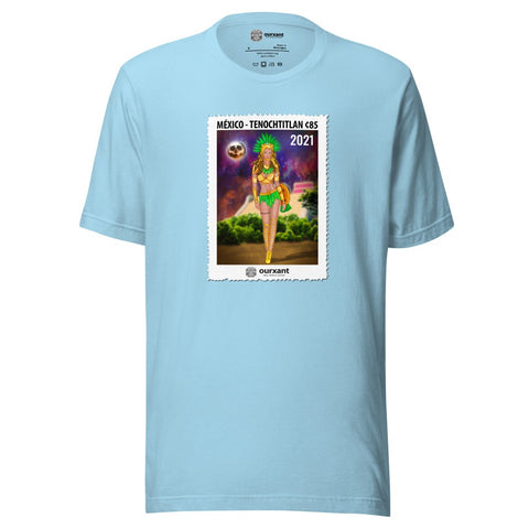 Aztec Warrior Postcard Customizable Unisex T-Shirt