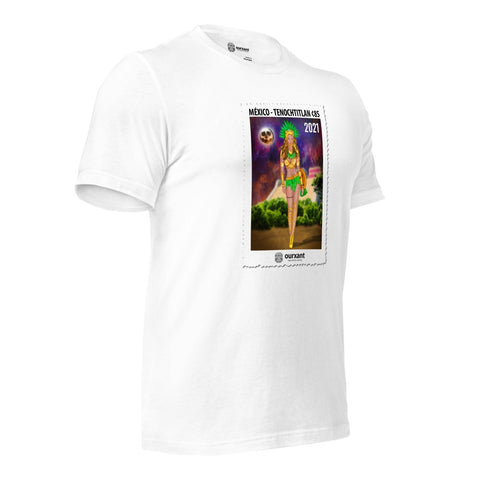 Aztec Warrior Postcard Customizable Unisex T-Shirt